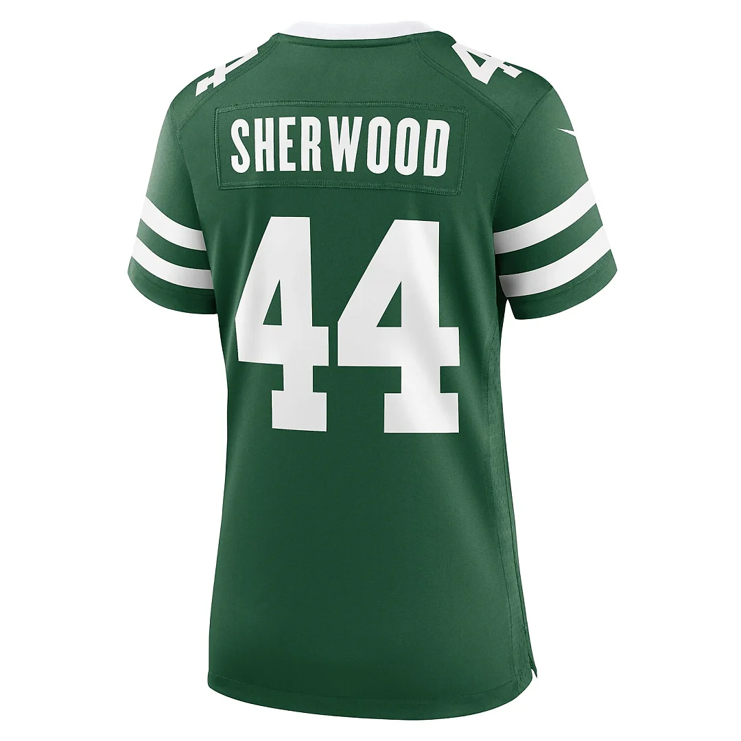 Zennovawear Jamien Sherwood New York Jets Women's Game Jersey - Legacy Green
