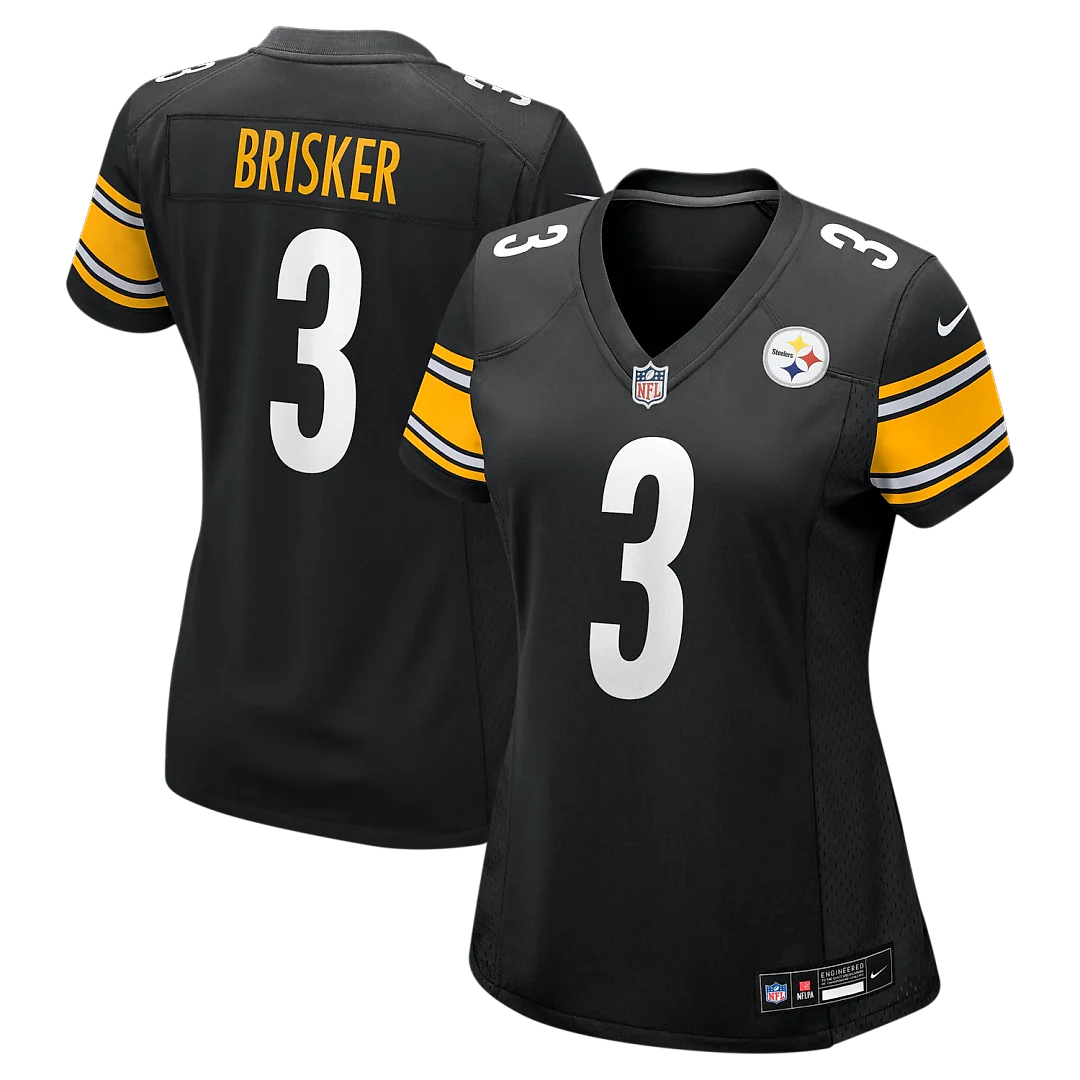 Zennovawear Jaquan Brisker Pittsburgh Steelers Women's Team Game Jersey - Black