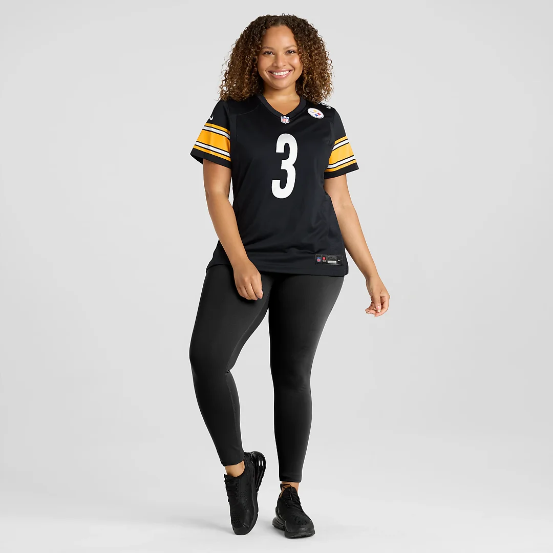 Zennovawear Jaquan Brisker Pittsburgh Steelers Women's Team Game Jersey - Black