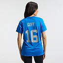 Zennovawear Jared Goff Detroit Lions Women's Alternate Game Jersey - Blue