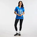 Zennovawear Jared Goff Detroit Lions Women's Alternate Game Jersey - Blue