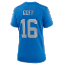 Zennovawear Jared Goff Detroit Lions Women's Alternate Game Jersey - Blue