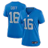 Zennovawear Jared Goff Detroit Lions Women's Alternate Game Jersey - Blue
