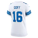 Zennovawear Jared Goff Detroit Lions Women's Game Jersey - White