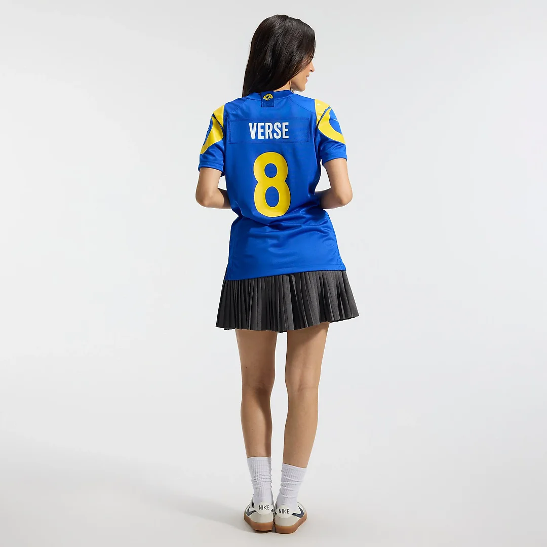 Zennovawear Jared Verse Los Angeles Rams Women's Game Jersey - Royal