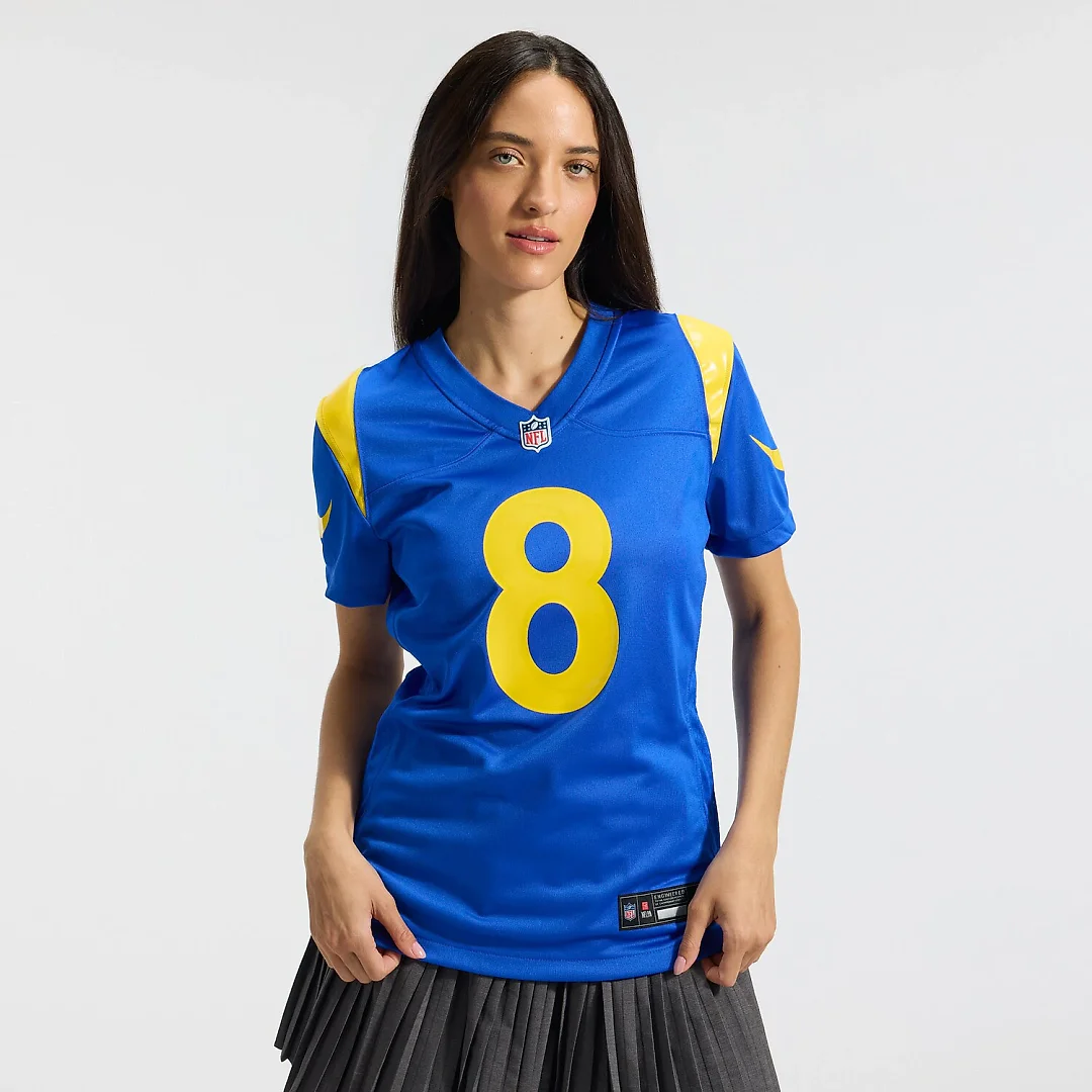Zennovawear Jared Verse Los Angeles Rams Women's Game Jersey - Royal