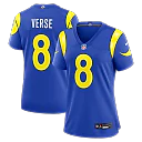 Zennovawear Jared Verse Los Angeles Rams Women's Game Jersey - Royal