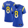Zennovawear Jared Verse Los Angeles Rams Women's Team Game Jersey - Royal