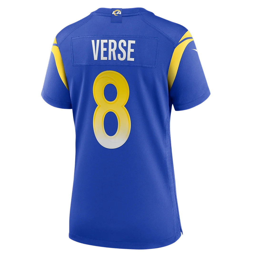 Zennovawear Jared Verse Los Angeles Rams Women's Team Game Jersey - Royal