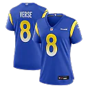 Zennovawear Jared Verse Los Angeles Rams Women's Team Game Jersey - Royal