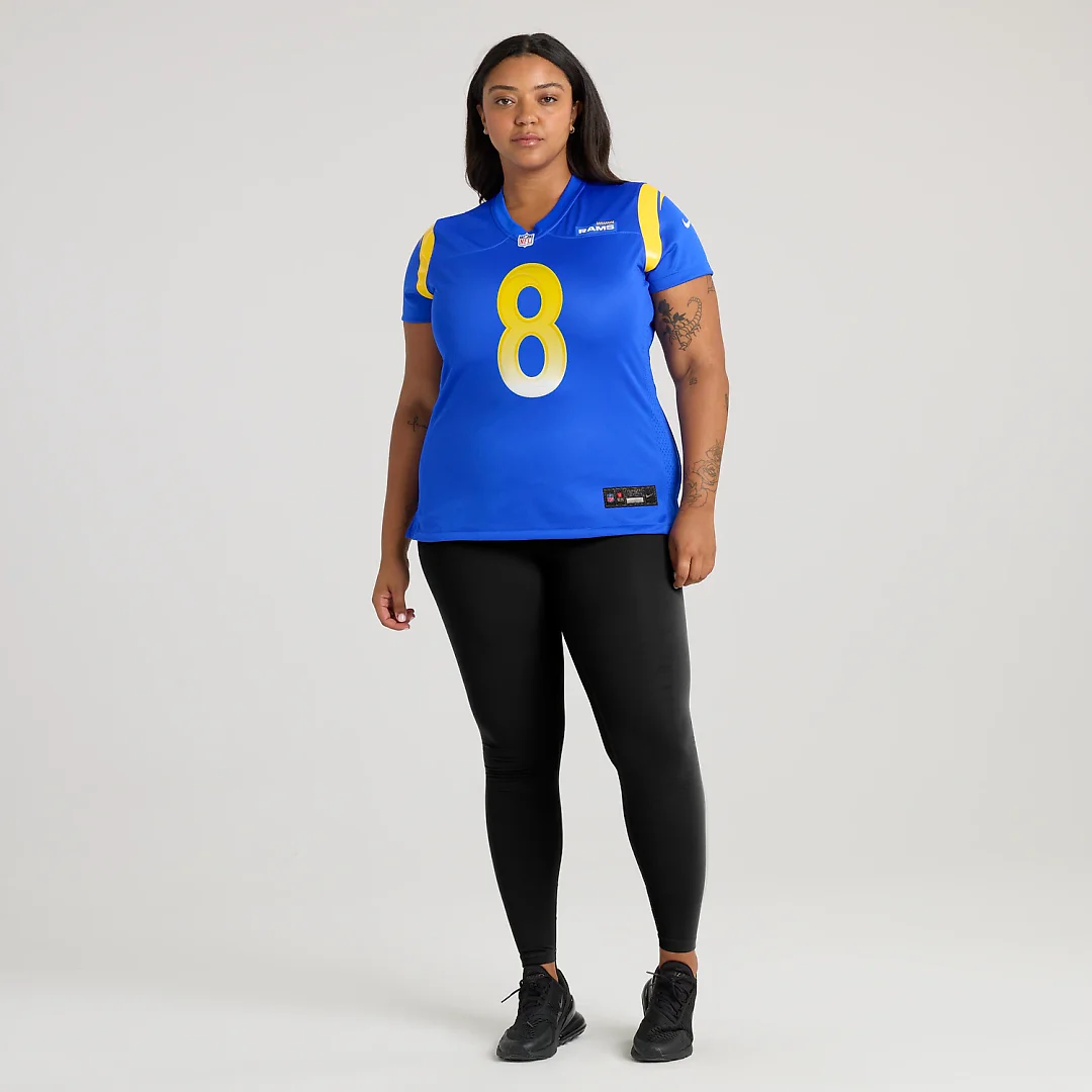 Zennovawear Jared Verse Los Angeles Rams Women's Team Game Jersey - Royal
