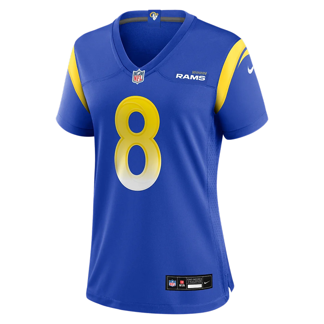 Zennovawear Jared Verse Los Angeles Rams Women's Team Game Jersey - Royal