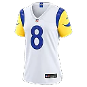 Zennovawear Jared Verse Los Angeles Rams Women's Game Jersey - White
