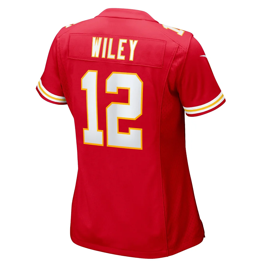 Zennovawear Jared Wiley Kansas City Chiefs Women's Game Jersey - Red