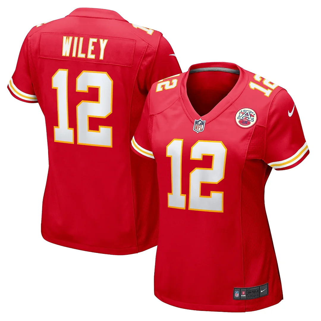Zennovawear Jared Wiley Kansas City Chiefs Women's Game Jersey - Red
