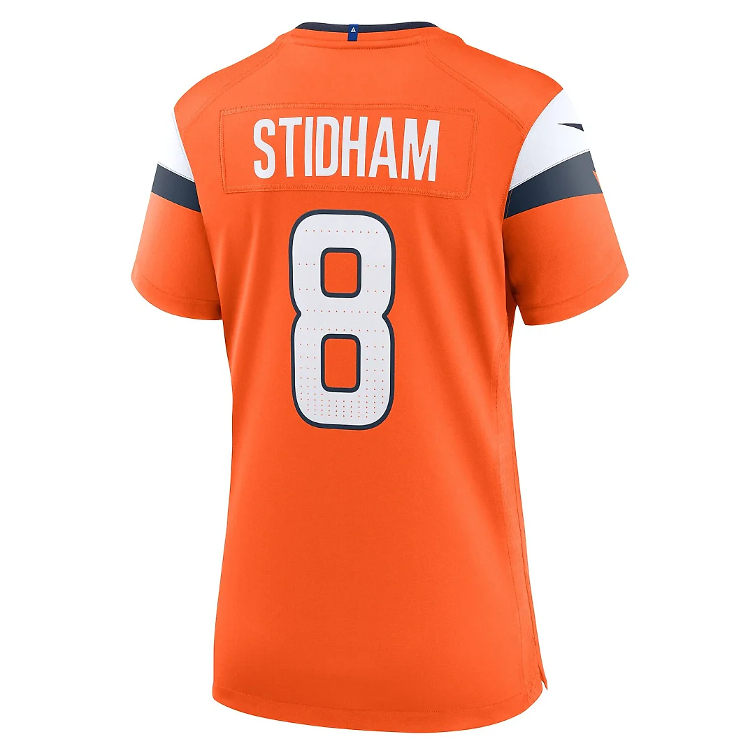 Zennovawear Jarrett Stidham Denver Broncos Women's Team Game Jersey - Orange