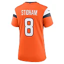 Zennovawear Jarrett Stidham Denver Broncos Women's Team Game Jersey - Orange