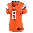 Zennovawear Jarrett Stidham Denver Broncos Women's Team Game Jersey - Orange