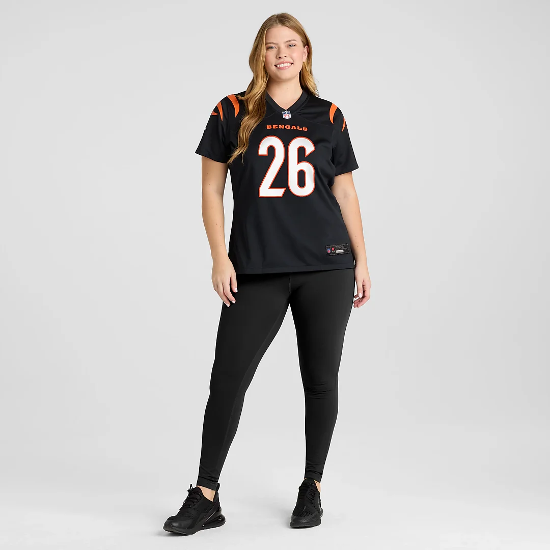 Zennovawear Ja'Sir Taylor Cincinnati Bengals Women's Team Game Jersey - Black