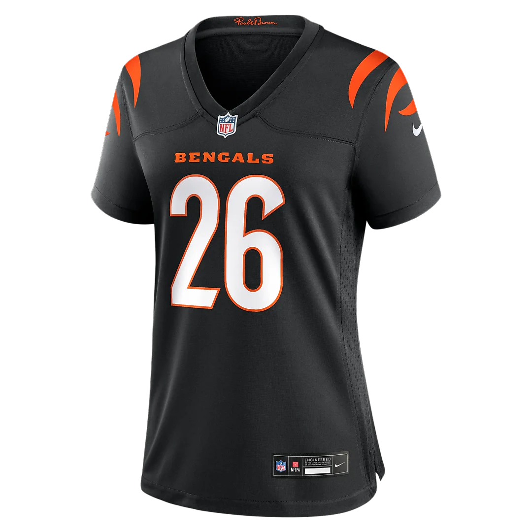 Zennovawear Ja'Sir Taylor Cincinnati Bengals Women's Team Game Jersey - Black