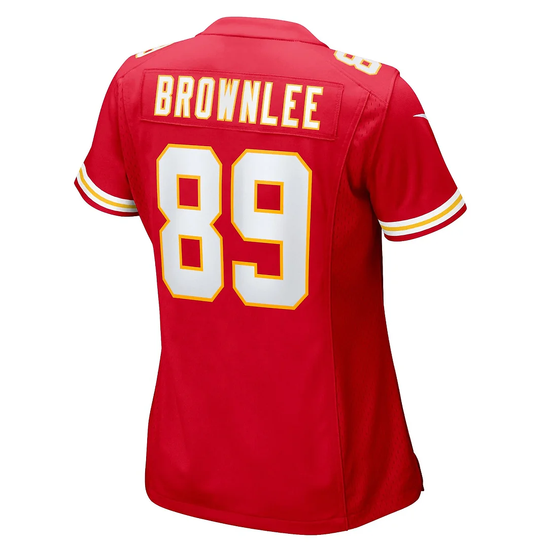 Zennovawear Jason Brownlee Kansas City Chiefs Women's Team Game Jersey - Red