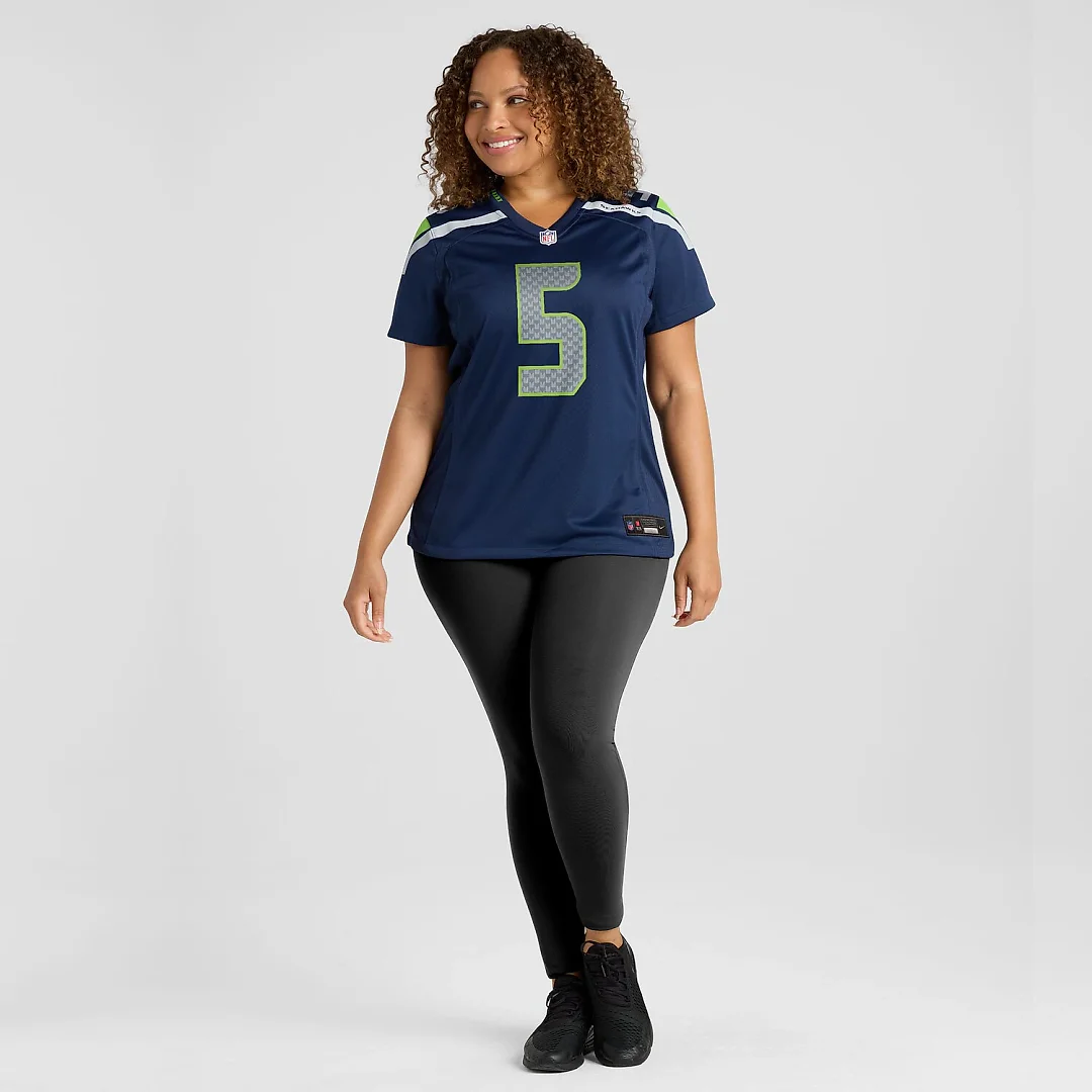 Zennovawear Jason Myers Seattle Seahawks Women's Team Game Jersey - College Navy