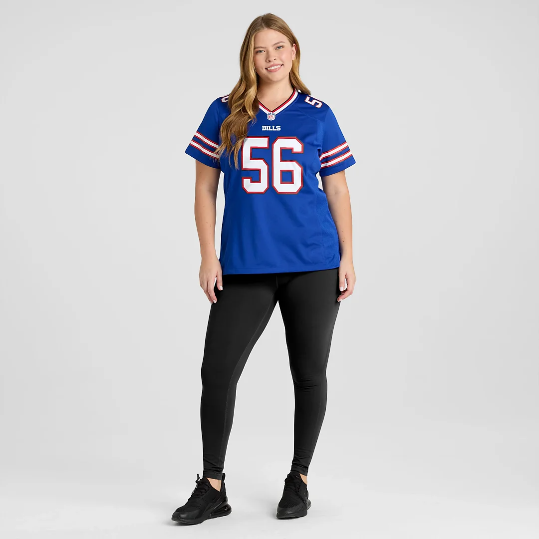 Zennovawear Javon Solomon Buffalo Bills Women's Game Jersey - Royal