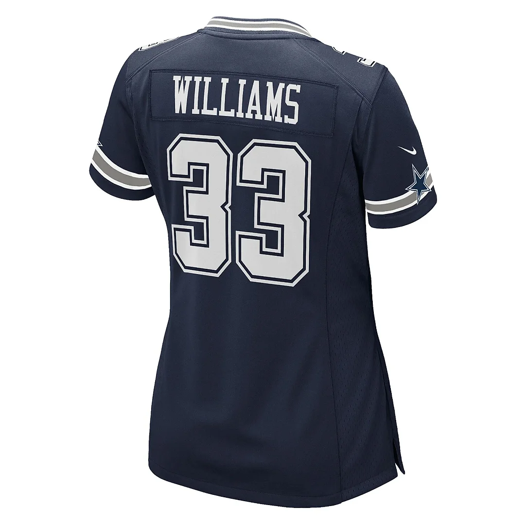 Zennovawear Javonte Williams Dallas Cowboys Women's Team Game Jersey - Navy