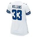 Zennovawear Javonte Williams Dallas Cowboys Women's Game Jersey - White