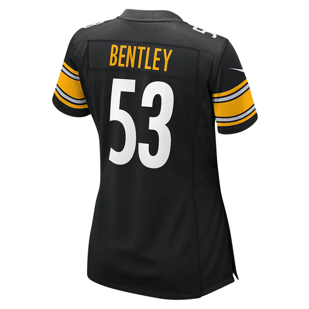 Zennovawear JaWhaun Bentley Pittsburgh Steelers Women's Team Game Jersey - Black