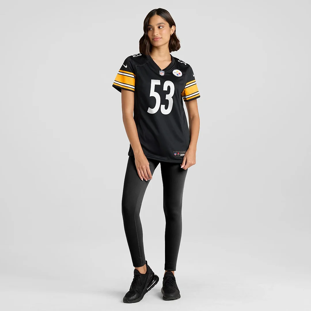 Zennovawear JaWhaun Bentley Pittsburgh Steelers Women's Team Game Jersey - Black