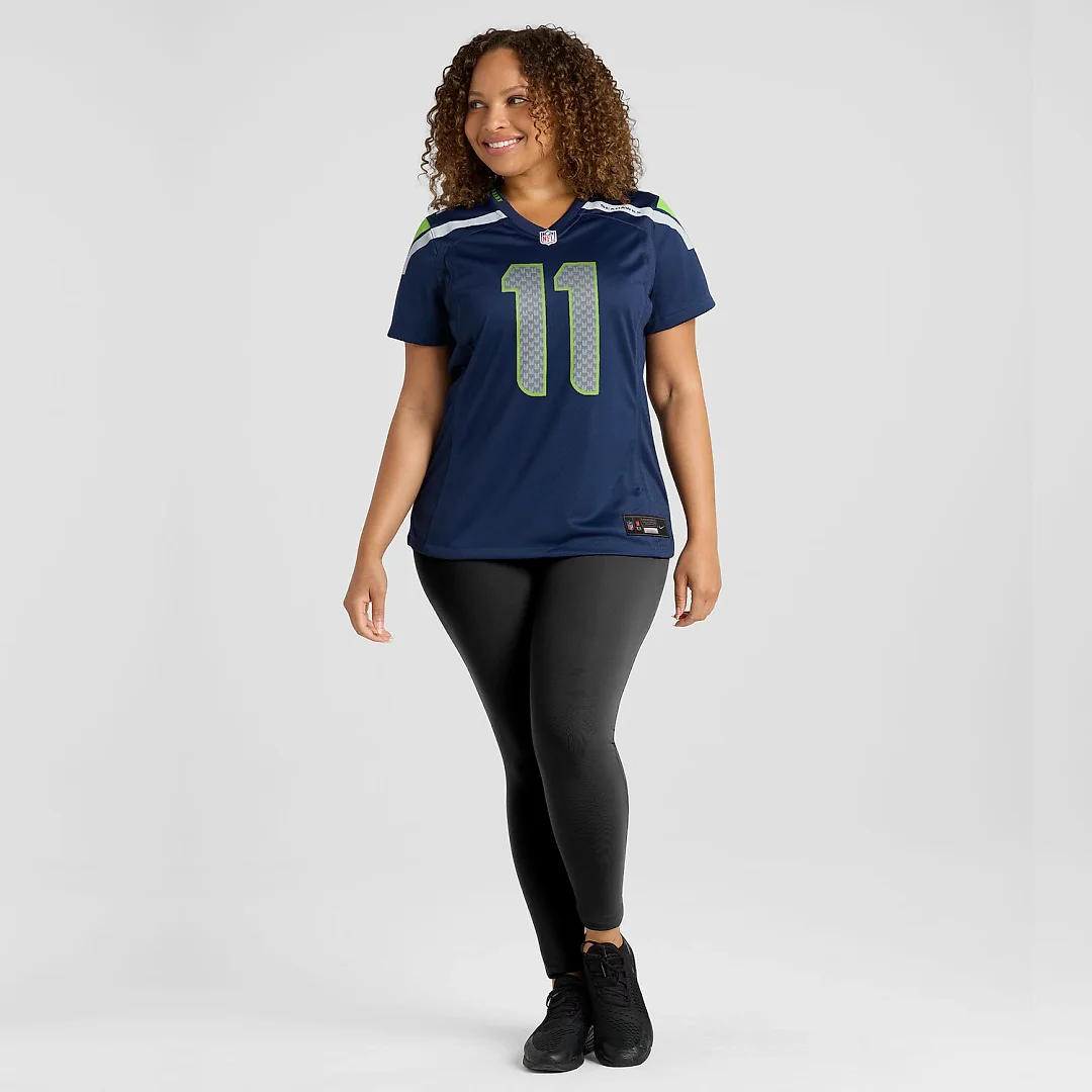 Zennovawear Jaxon Smith-Njigba Seattle Seahawks Women's Team Game Jersey - College Navy