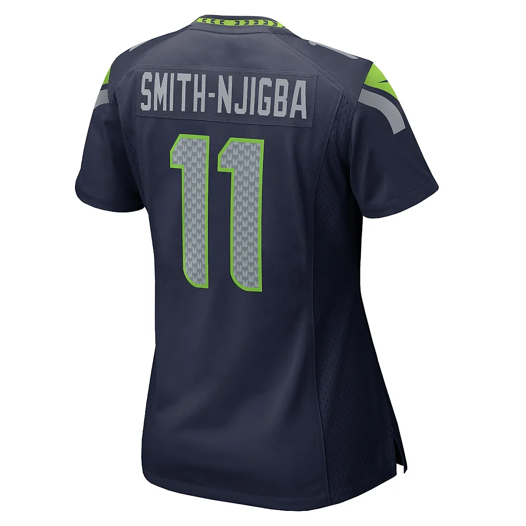 Zennovawear Jaxon Smith-Njigba Seattle Seahawks Women's Game Jersey - College Navy