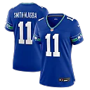 Zennovawear Jaxon Smith-Njigba Seattle Seahawks Women's Throwback Player Game Jersey - Royal