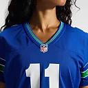 Zennovawear Jaxon Smith-Njigba Seattle Seahawks Women's Throwback Player Game Jersey - Royal