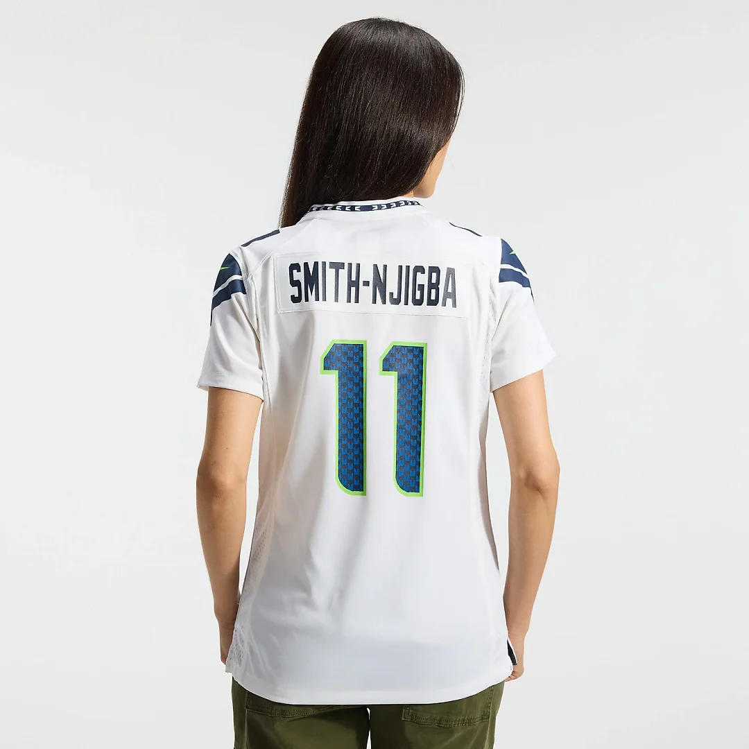 Zennovawear Jaxon Smith-Njigba Seattle Seahawks Women's Game Jersey - White