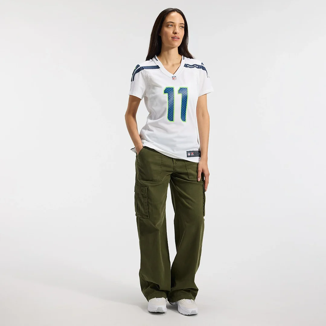 Zennovawear Jaxon Smith-Njigba Seattle Seahawks Women's Game Jersey - White