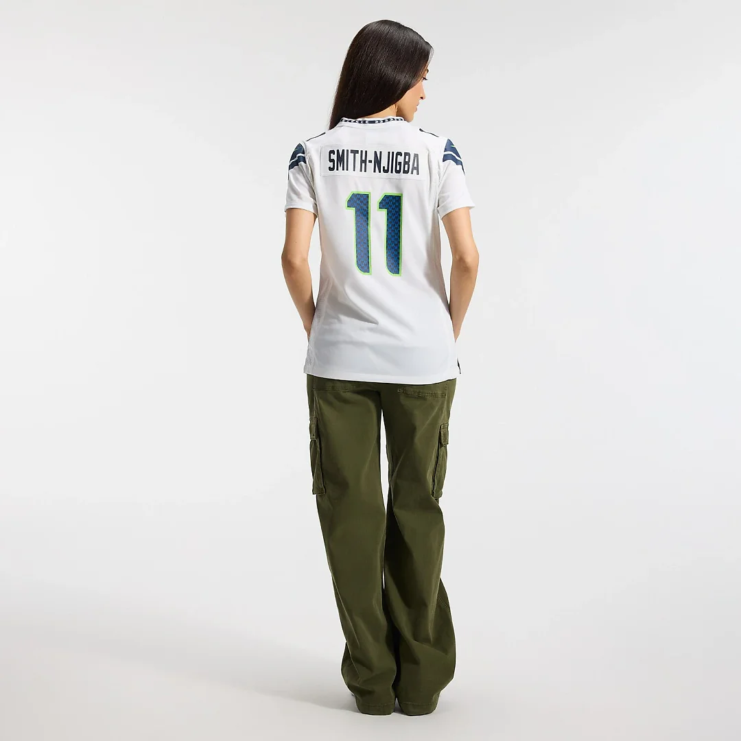 Zennovawear Jaxon Smith-Njigba Seattle Seahawks Women's Game Jersey - White