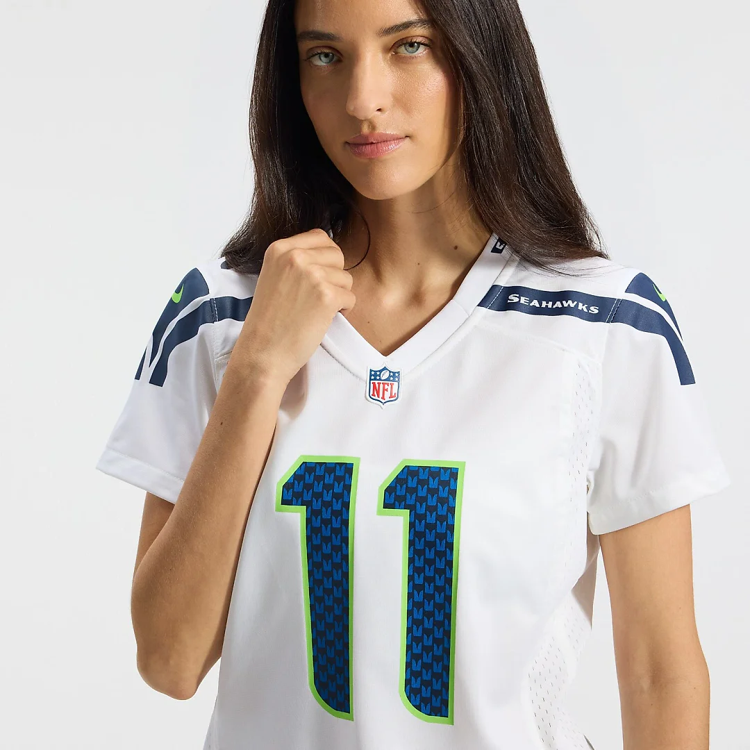 Zennovawear Jaxon Smith-Njigba Seattle Seahawks Women's Game Jersey - White
