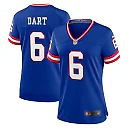 Zennovawear Jaxson Dart New York Giants Women's Alternate 2 Classic Game Jersey - Royal