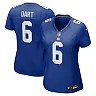 Zennovawear Jaxson Dart New York Giants Women's Team Game Jersey - Royal