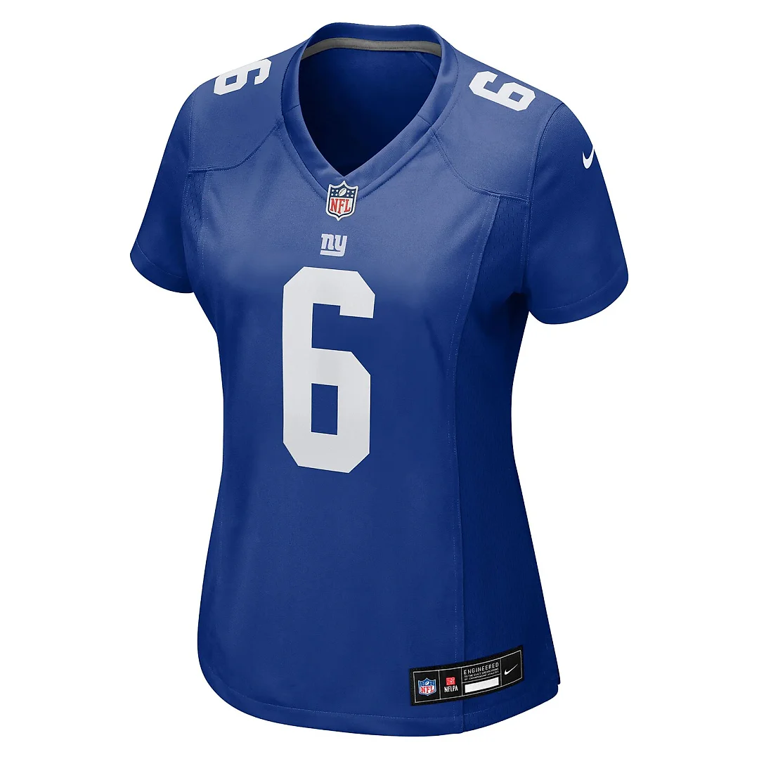 Zennovawear Jaxson Dart New York Giants Women's Team Game Jersey - Royal