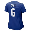 Zennovawear Jaxson Dart New York Giants Women's Team Game Jersey - Royal