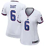 Zennovawear Jaxson Dart New York Giants Women's Alternate Vintage White Game Jersey - White