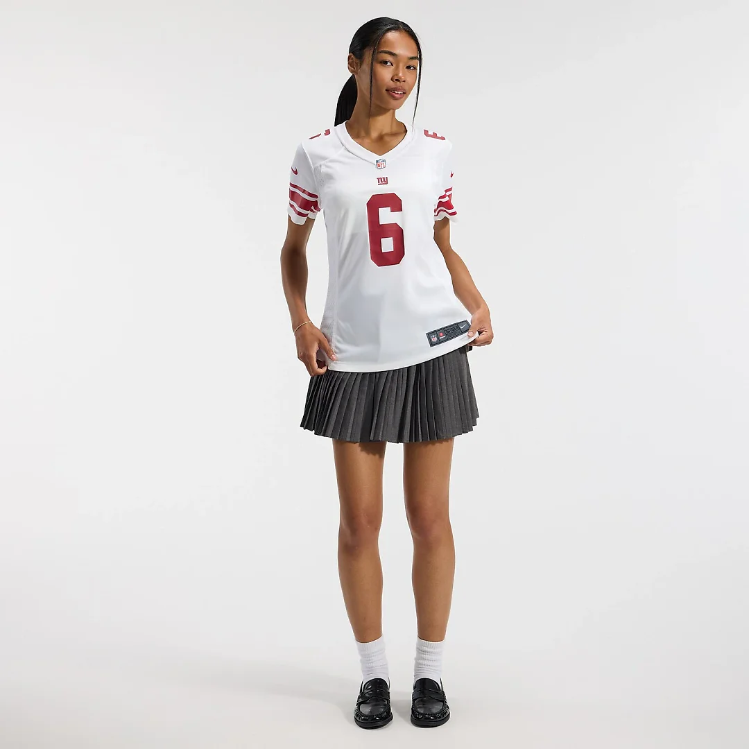 Zennovawear Jaxson Dart New York Giants Women's Game Jersey - White
