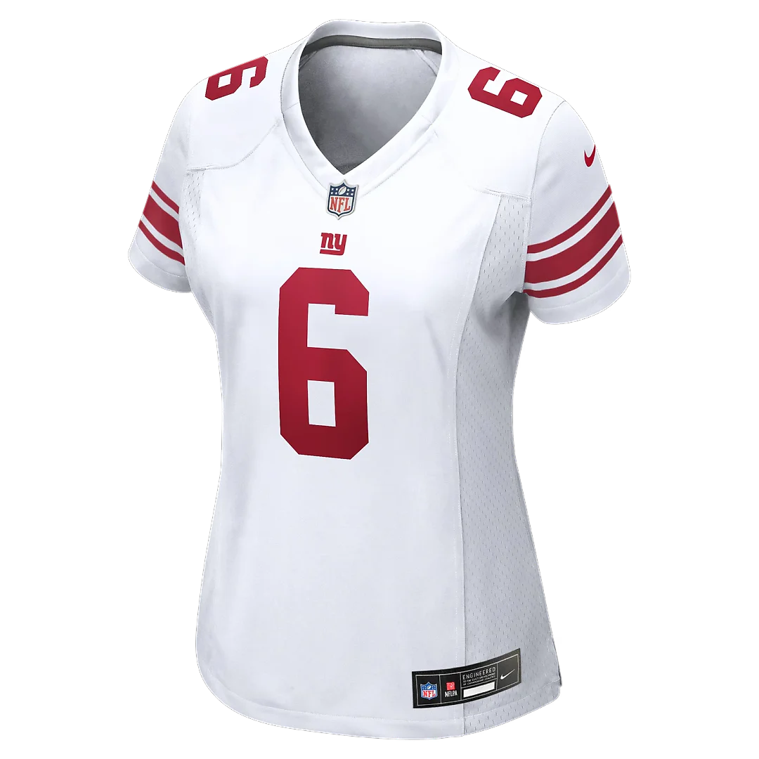 Zennovawear Jaxson Dart New York Giants Women's Game Jersey - White