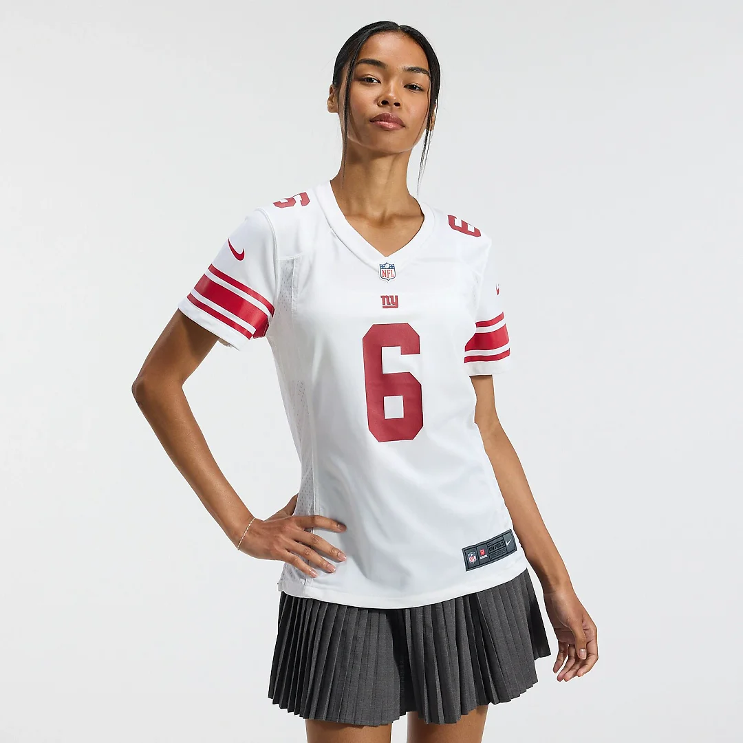 Zennovawear Jaxson Dart New York Giants Women's Game Jersey - White