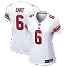 Zennovawear Jaxson Dart New York Giants Women's Game Jersey - White