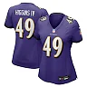 Zennovawear Jay Higgins IV Baltimore Ravens Women's Team Game Jersey - Purple