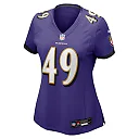 Zennovawear Jay Higgins IV Baltimore Ravens Women's Team Game Jersey - Purple
